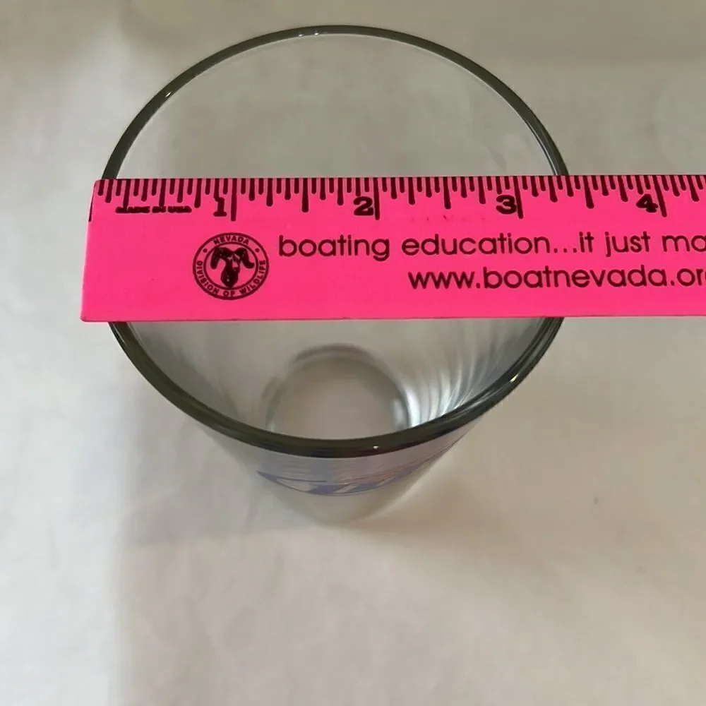 Miller Lite Beer Glass 16 Oz Taste Activator Glass  3 1/2 In Round 6 In Tall